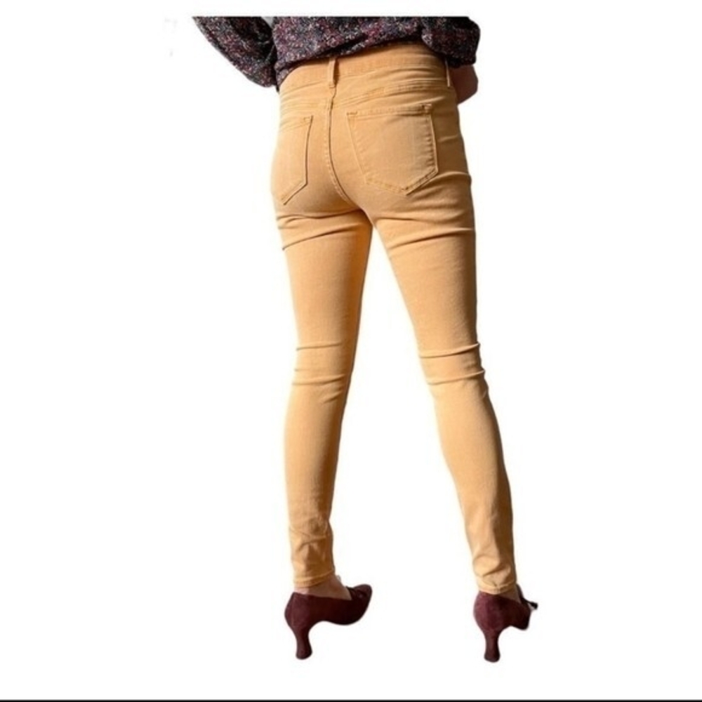OLD NAVY Rockstar Tan Cotton Jeans Women Size 8 Mid Rise 29" Inseam VG - Picture 5 of 9